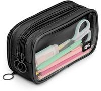 Eryi-Half & Half Trousse Trousse À Crayons Grande Capacité Etui À Crayon Pour L'école, Le Collège Et Le Bureau