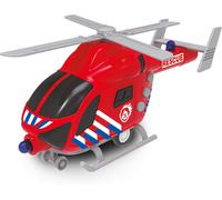 Eryi-- Hélicoptère De Secours - Véhicule D'intervention - 021168-1/62 - Prêt À Rouler - Piles Incluses - Véhicule Friction - Rouge - Sonore Et Lumineux - Plastique - À Partir De 3 Ans