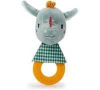 Eryi-- Hochet De Dentition Joe Le Dragon - Jouet Sensoriel Pour Bébés Avec Anneau De Dentition, Bruit De Papier Et Clochette - Apaise Poussées Dentaires - Dès 3 Mois - 83484