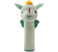Eryi-- Hochet Pouet Joe Le Dragon - Jouet Sensoriel Pour Bébés Avec Son Amusant - En Coton Bio - Compagnon Doux Et Rigolo Pour Bébé - Dès La Naissance - Jouet D'éveil - 83390