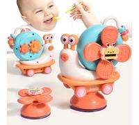 ERYI-Hochstuhl Saugnapf Spielzeug Baby Spinner Ab 6-12 Monate, Baby Spielzeug 6 Monate Motorikspielzeug, Montessori Sensorik Geschenk Für Jungen & Mädchen 7 8 9 10 11 12 Monate Babyspielzeug Ab 1 Jah