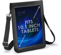 Eryi-Housse De Protection Pour Tablette 10 Pouces Compatible Avec Samsung Galaxy Tab A 10.1, Lenovo 10.1, Plus De Tablettes 10 ""- Protecteur D'écran Intégré Et Sangle De Transport (Noir)