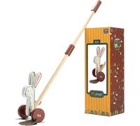 ERYI-Ida Figurine Animal À Pousser - Jouet À Pousser Pour Apprendre À Marcher Et Favoriser La Motricité - Jouet À Tirer Enfant 1 An - Canne A Pousser Bebe