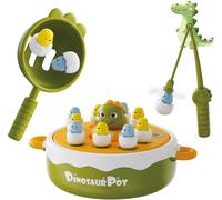 ERYI-Jeu De Société Dinosaure Pour Enfants À Partir De 2, 3, 4, 5, 6 Ans, Poissons, Pêche Avec 1 Jeu De Pêche Pour Enfants, Musique Et Jouet Éducatif