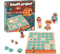 Eryi-- Jeu Du Bandit - Jeu De Réflexion Et Logique Enfant - Tableau À Double Entrée - Jeu En Bois Et Carton Fsc - Dès 5 Ans, J05087
