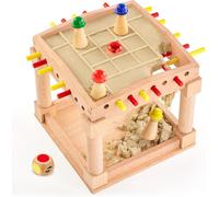 ERYI-Jeux De Société Pour Enfants, Jouet Montessori Avec Bâtonnets Colorés Et Dés, Jeu De Chasse Au Trésor Dans Les Sables Mouvants, Jeu De Société Éducatif Et Familial Pour Garçons Filles 3 4 5 6 An