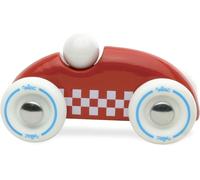 ERYI-- Jouet En Bois - Véhicules - Mini Rallye Checkers Rouge - 2282R