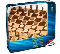 Eryi-Juguetes Sl - 751 - Jeu De Société - Jeux 2x1 - Dames/Echecs