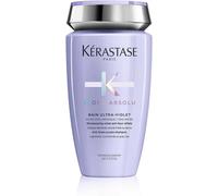 Eryi-Kérastase Blond Absolu - Bain Ultra-Violet - Shampoing Violet Anti Faux-Reflets - Renforce Les Cheveux - Acide Hyaluronique & Edelweiss - Cheveux Blonds Décolorés, Méchés Ou Blancs - 250 Ml