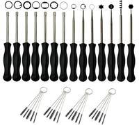 ERYI-Kit D'Outils De Réglage De Carburateur 14 Pièces Pour Tronçonneuse Sthil Ryobi Husqvarna Echo Poulan Homelite Weed Eater Wacker Tondeuse Souffleur De Feuilles Tondeuse À Gazon