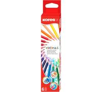 Eryi-Kromas Lot De 6 Crayons De Couleur Triangulaire Couleurs Assorties