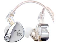 ERYI-Kz Castor Écouteurs Intra-Auriculaires, Écouteurs Filaires 2Dd, Basses Améliorées Hifi, Réglage Du Son, Isolation Du Bruit Iem, Câble Détachable 2 Broches