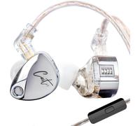 ERYI-Kz Castor Kz In Ear Monitor Écouteurs Intra-Auriculaires, Écouteurs Filaires 2Dd Iem, Basses Améliorées Hifi, Réglage Du Son,Kz Iem, Câble Détachable 2 Broches