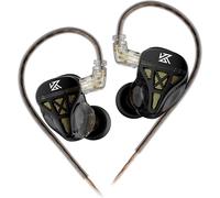 ERYI-Kz Dqs Headset Casque Intra-Auriculaire Filaire Noir Son Hifi 3.5 Mm Gaming Sport Music Earphone Suits For Samsung Huawei Mp3 Mp4 Players Tablets And Laptops (Noir, Pas De Micro)
