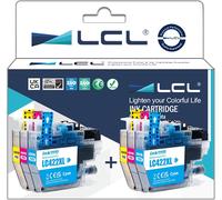ERYI-Lc-422Xl Lc422Xl Cartouche D'Encre Compatible Pour Brother Lc422Xlc Lc422Xlm Lc422Xly Pour Mfc-J5340Dw Mfc-J5345Dw Mfc-J5740Dw Mfc-J6540Dw Mfc-J6940Dw (6-Pack,2Cyan 2Magenta 2Jaune)