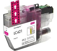 ERYI-Lc421 Cartouches D'Encre Compatibles Avec Brother Lc-421 421Val Lc-421Xl (1 X Magenta), Pour Mfc-J1010Dw Dcp-J1050Dw Dcp-J1140Dw\U2026