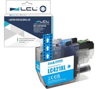 ERYI-Lc421 Lc421Xl Cyan Haute Rendement Cartouche D'Encre Compatible Pour Brother Lc-421Xl Lc421Xl Lc421Xlc Lc421C Compatible Pour Brother Dcp-J1050Dw Dcp-J1140Dw Mfc-J1010Dw (1-Pack)