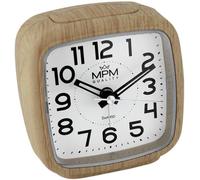 ERYI-Lecwec Mpm - Réveil Analogique En Plastique - Facile À Utiliser - Sans Tic-Tac - Réveil Analogique - Fonction Snooze Et Lumière - Réveil Pour La Maison, La Chambre À Coucher, Le Bureau