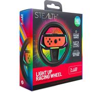 Eryi-Light-Up Racing Wheels Compatibles Avec Nintendo Switch & Switch Oled - Pack De Deux, Noir, Avec 7 Effets Lumineux Led, Pour Jeux De Course Switch