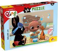ERYI-Lisciani\U200E - Bing - Puzzle Pique Nique - 24 Pièces - Puzzle Bing Pour Enfants Dès 3 Ans - 50X35 Cm - Puzzle Educatif - Developpe La Motricité Fine Et Logique