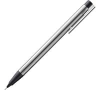 Eryi-Logo Matt Black - Porte-Mines Intemporel Avec Haute Fonctionnalité Et Corps En Acier Inoxydable Robuste - Y Compris La Mine Fine M 40 De Pointe 0,7 Mm