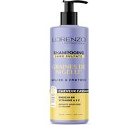 Eryi-Lorenzo - Shampoing Fortifiant À La Graine De Nigelle Pour Cheveux Fragiles - Épaississant, Revitalisant - Sans Sulfate, Paraben, Silicone, Colorant - 500ml