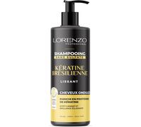 Eryi-Lorenzo - Shampoing Réparateur À La Kératine Brésilienne Pour Cheveux Ondulés - Renforce, Nourrit - Sans Sulfate, Paraben, Silicone, Colorant - 500ml