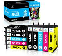 ERYI-Lot De 10 Cartouches D'Encre 503Xl Pour Epson 503 Et Epson 503Xl Pour Epson Expression Home Xp-5200 Xp-5205 Xp5200 Xp5205 Wf-2960Dwf Wf-2965Dwf Wf2960Dwf Wf2965Dwf