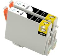 ERYI-Lot De 2 Cartouches D'Encre Compatibles T0615 T0611 T0612 T0613 T0614 T0615 Black Epson Stylus D68 D88 Dx4200 Dx4250 Dx4800 Dx4850 Dx3800