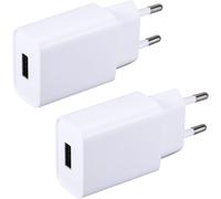 Eryi-Lot De 2 Chargeur Usb 5 V 2 A - Adaptateurs D'alimentation Usb - Prise Secteur - Adaptateur De Prise - Prise De Charge Pour Téléphone Portable - Moniteur - Casque - Lampe De Table - Lecteur E-Bo