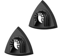 ERYI-Lot De 2 Disques Abrasifs Delta - 80 Mm - Accessoire Optimal Pour Fein Multimaster, Bosch, Parkside, Ryobi, Worx, Workzone Et Plus Encore - Outil Multifonction - Papier Abrasif