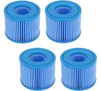 ERYI-Lot De 2 Filtres De Type Vi Pour Best-Way Filtre Piscine Cartus Taille 6 Piscine Filtre Cartouche -58323, Cartouches De Filtre Spa Filtre De Nettoyage De Piscine(Édition Améliorée 4 Pièces)