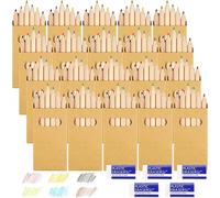 Eryi-Lot De 20 Étuis De Crayons De Couleur Avec 6 Crayons De Couleur Chacun, 120 Crayons De Couleur Dans Un Étui En Carton, Crayons De Couleur Pour Le Dessin, L'esquisse, Coloration