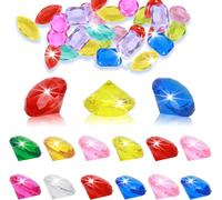 ERYI-Lot De 24 Jouets De Plongée Pour Piscine - En Pierre Précieuse - Jouet De Plongée Pour Enfants - Pour L'Été - Pierres Précieuses Sous-Marines - Cristal Acrylique Et Diamant