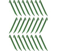 Eryi-Lot De 24 Piquets De Tente En Plastique De 230 Mm, Piquets De Jardin, Piquets D'auvent, Camping Et Caravane (Vert)
