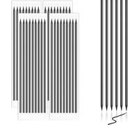 Eryi-Lot De 36 Mines De Crayon De 2,8 Mm Pour Crayon De Charpentier, Mines De Rechange Étanches Pica Dry, Marqueur Solide À Trou Profond (Noir)
