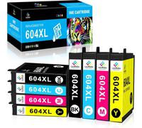 ERYI-Lot De 8 Cartouches D'Encre 604Xl 604Xl Pour Imprimantes Epson Expression Home Xp-2200 Xp-2205 Xp-3200 Xp-3205 Xp-4200 Xp-4205 Wf-2910Dwf Wf-2930Dwf Wf-2935Dwf Wf-2950Dwf