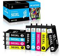 ERYI-Lot De 9 Cartouches D'Encre 503Xl Pour Epson 503 Et Epson 503Xl Pour Epson Expression Home Xp-5200 Xp-5205 Xp5200 Xp5205 Wf-2960Dwf Wf-2965Dwf Wf2960Dwf Wf2965Dwf