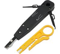 ERYI-Lsa Outil De Pose Outil D'Installation Set, Punch Down Tool Pour Prises Réseau Panneau, Lsa Tool Brassage Câblage Réseau Simple Dsl Isdn