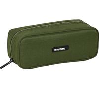 Eryi-M932, Dark Forest Trousse À Soufflet, Idéale D'âge Scolaire, Confortable Et Polyvalente, Qualité Et Résistance, 21 X 8 X 8 Cm, Vert Kaki/Noir Mixte Enfant, Estándar