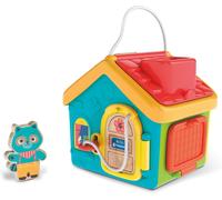 ERYI- Ma Maison D'Activités ¿ Montessori Pour Enfants 18 Mois+ Jouet Éducatif Avec Systèmes De Fermeture Variés Et Personnage En Bois Développement Motricité Fine Et Autonomie Sans Piles
