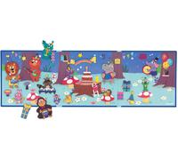 ERYI-- Magnéti'Stories Fête Des Animaux - Jeu Éducatif Magnétique 30 Aimants - Jouet Enfant En Carton Fsc - Développe Imagination Et Motricité Fine - Dès 3 Ans,J05455