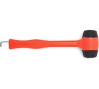 Eryi-- Maillet De Camping Polyvalent, Robuste Et Ergonomique Avec Crochet Pour Extraire Sardine Et Piquets - Orange