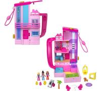 ERYI-Maison De Rêve Barbie Coffret Avec 3 Mini-Figurines, 1 Chiot, 11 Accessoires, Ascenseur Et Piscine, Hwp11