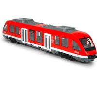 ERYI-Majorette Dickie - City Train - 45Cm - Tramway À Roues Libres - Portes Et Toit Ouvrants - Dès 3 Ans - 203748002 Rouge