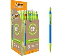 Eryi-Matic Ecolutions Porte-Mines Labellisé Nf Environnement - 0,7 Mm Hb, Couleurs Du Corps Assorties, Boîte De 50