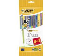 Eryi-Matic Fun Porte-Mines 0,7 Mm Hb - Couleurs Assorties, Pochette De 8+2
