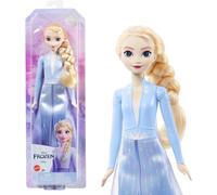 ERYI-Mattel Disney La Reine Des Neiges 2 Poupée Elsa Avec Tenue Emblématique, Chaussures, Jupe, Cape En Tissu Et Accessoires, Jouet Enfant, Dès 3 Ans, Hlw48