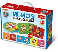 Eryi--Mémos Classique & Plus, Paw Patrol-Jeu De Mémoire Educatif Pour Les Tout-Petits, Diverses Variantes Amusantes, Disque De Lecture Aléatoire
