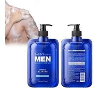 Eryi-Men's Body Wash Gel Douche 3-En-1 Pour Hommes - Nettoyant Corps, Cheveux Et Visage - Fraîcheur Intense Et Douceur Pour La Peau